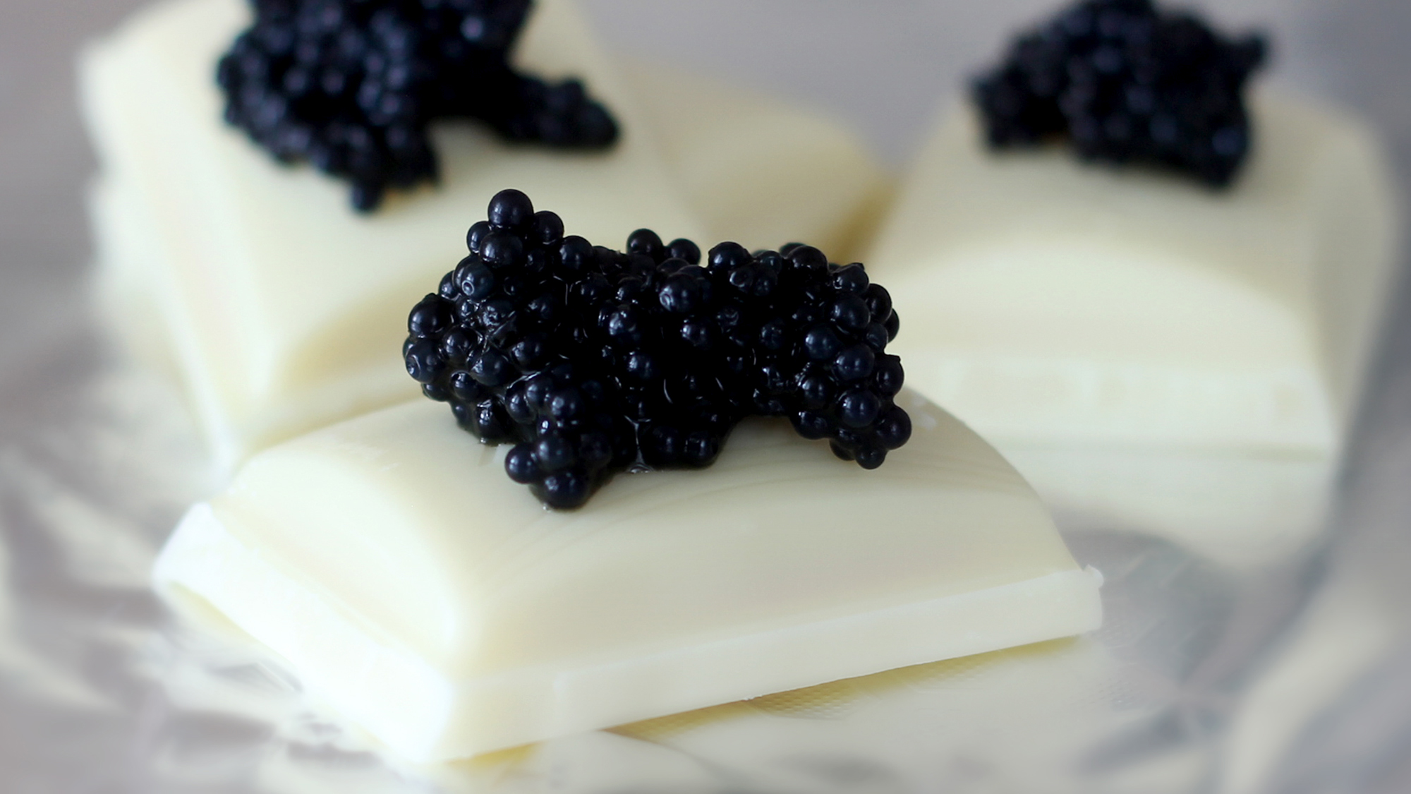 caviar and chocolate