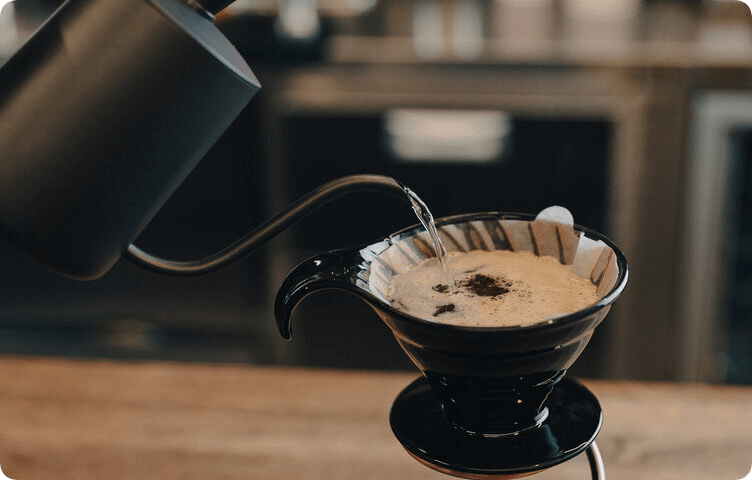 Pour over method