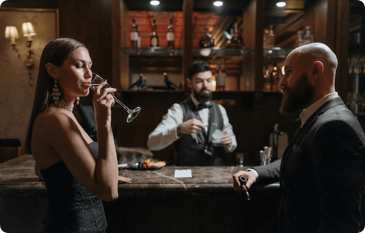 Average drink service time